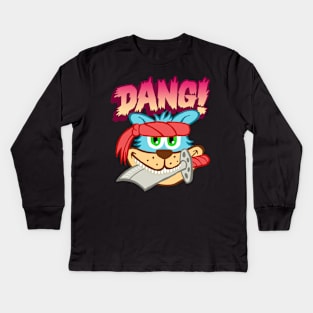 DANG! SWORD Kids Long Sleeve T-Shirt